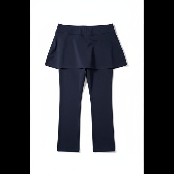 GAP Skirted Leggings Black Cropped Athletic Skort Athleisure Everday Sporty Pant - Picture 2 of 8